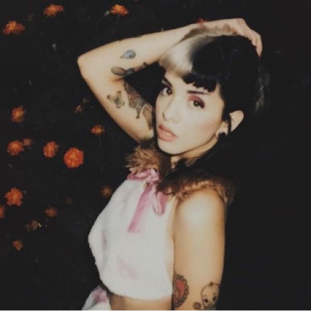 Aso Melanie Martinez White with Pink Hearts Top